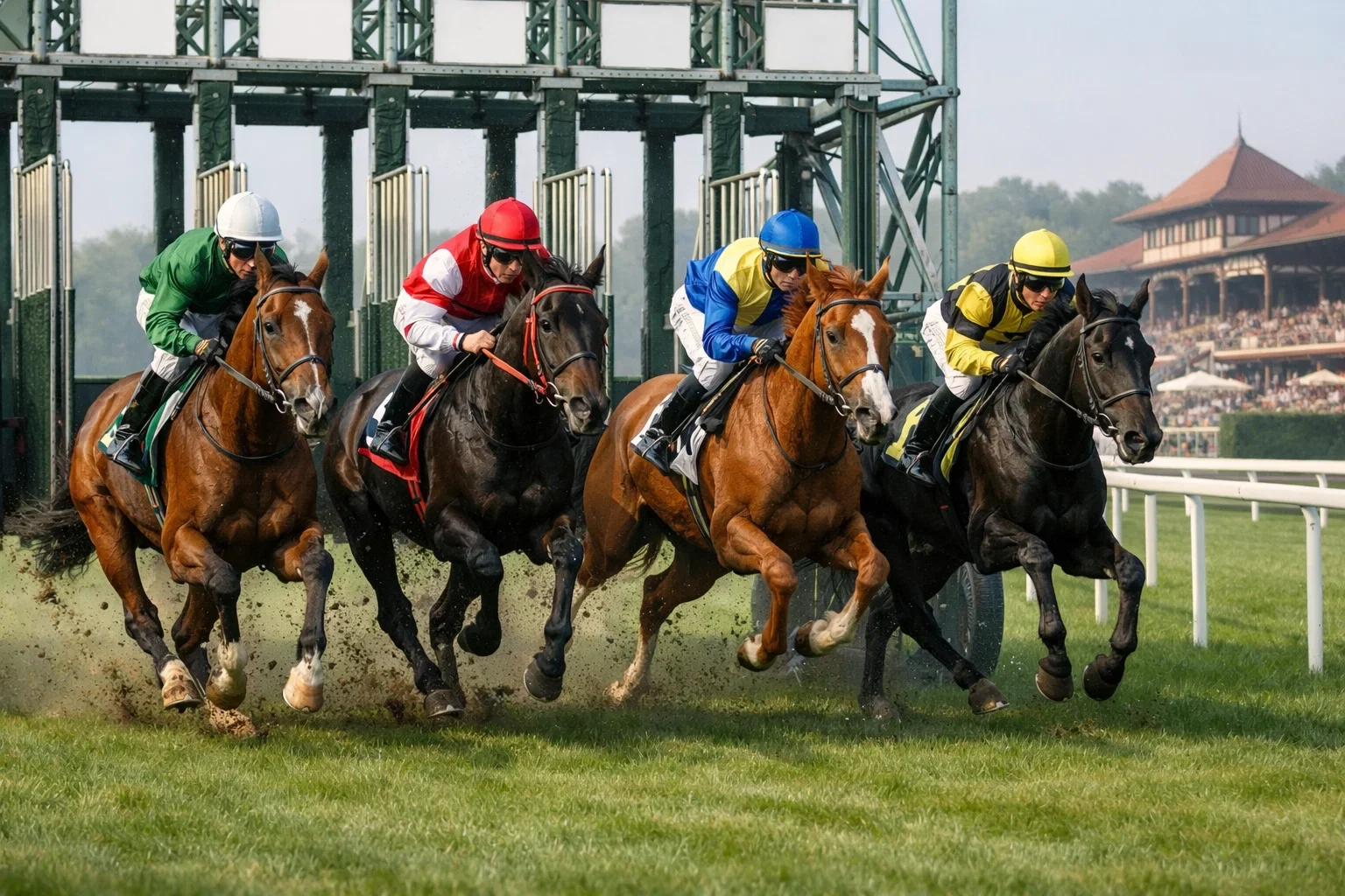Deutsche Galopprennbahn mit Startboxen – Wettstar Totalisator im Check